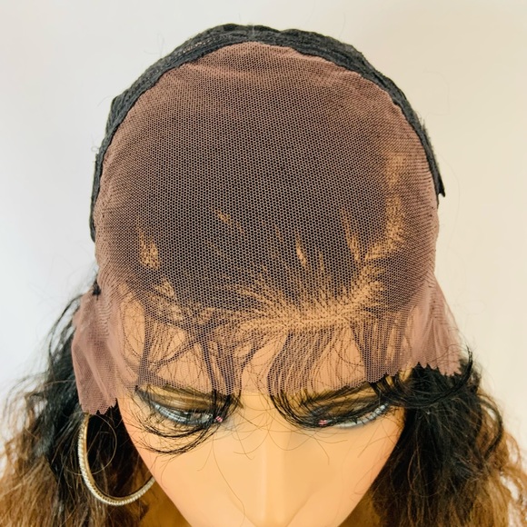 26” Ombre Brown 13x4 Lace Front Wig - Curling/Flat Iron Safe - Picture 3 of 14